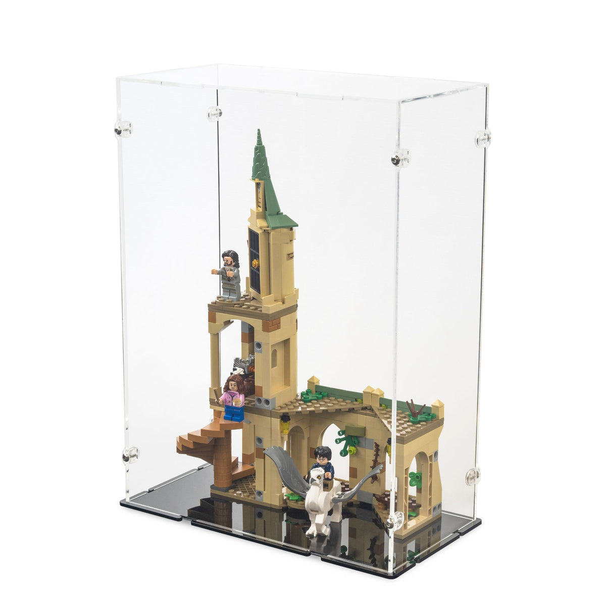Hogwarts Courtyard: Sirius’s Rescue Display Case for LEGO 76401