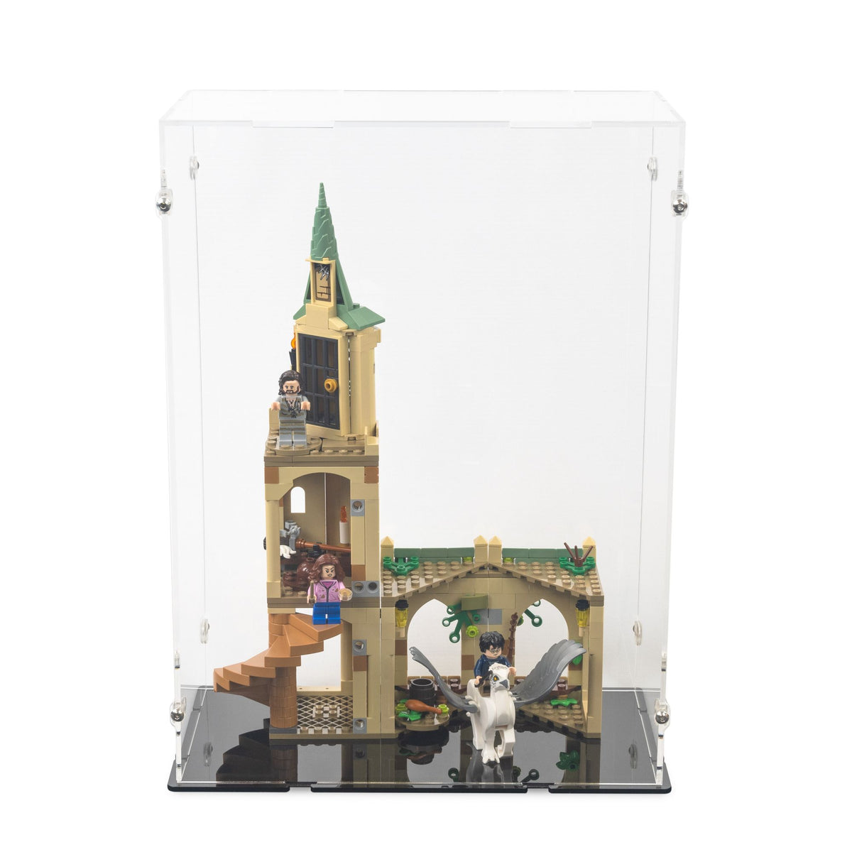 Hogwarts Courtyard: Sirius’s Rescue Display Case for LEGO 76401