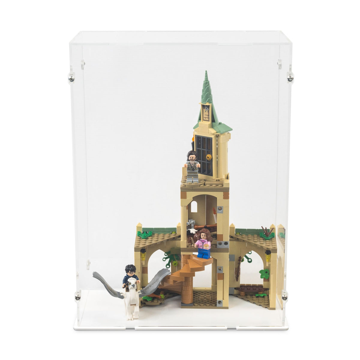 Hogwarts Courtyard: Sirius’s Rescue Display Case for LEGO 76401