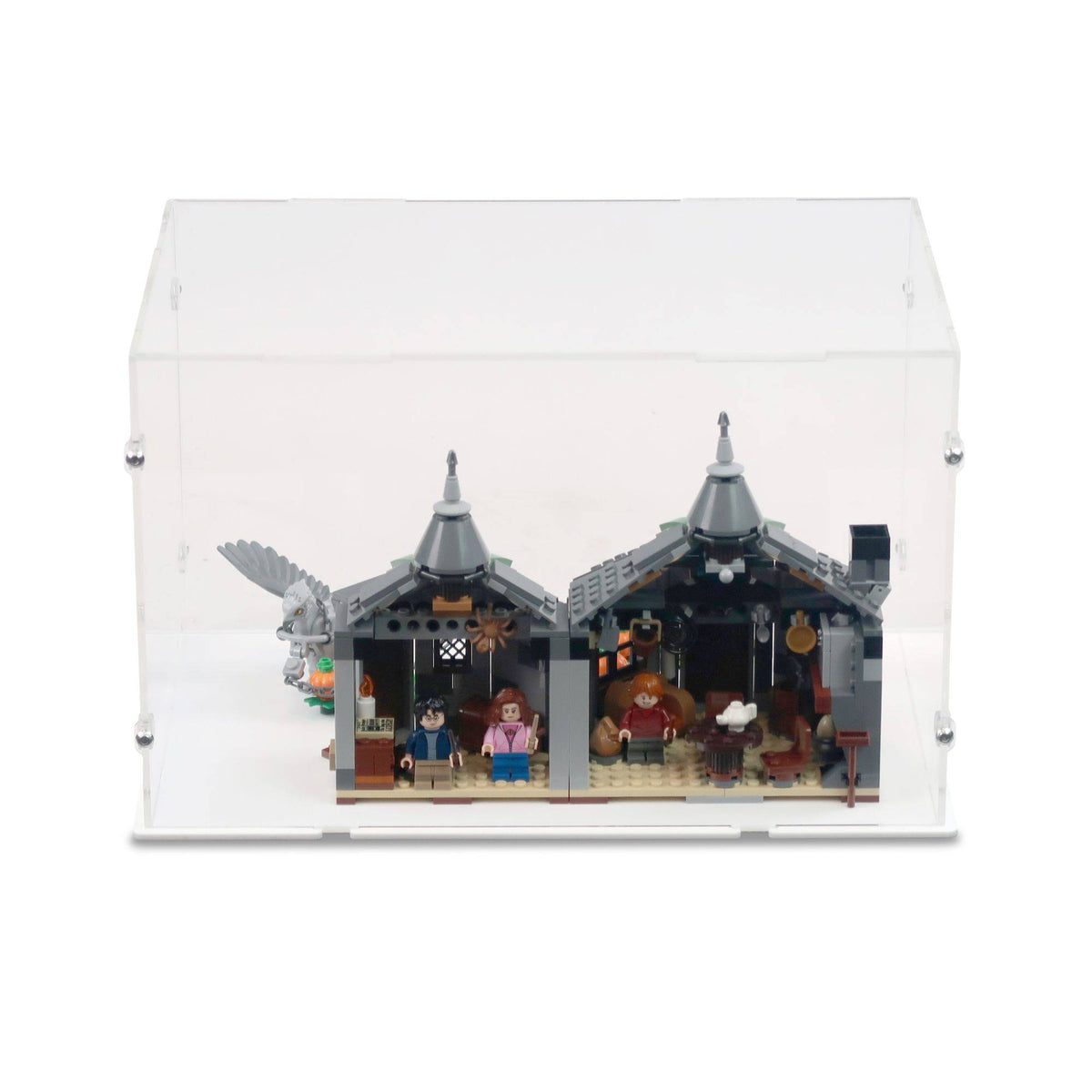 Hagrid's Hut Buckbeak's Rescue Display Case for LEGO 75947