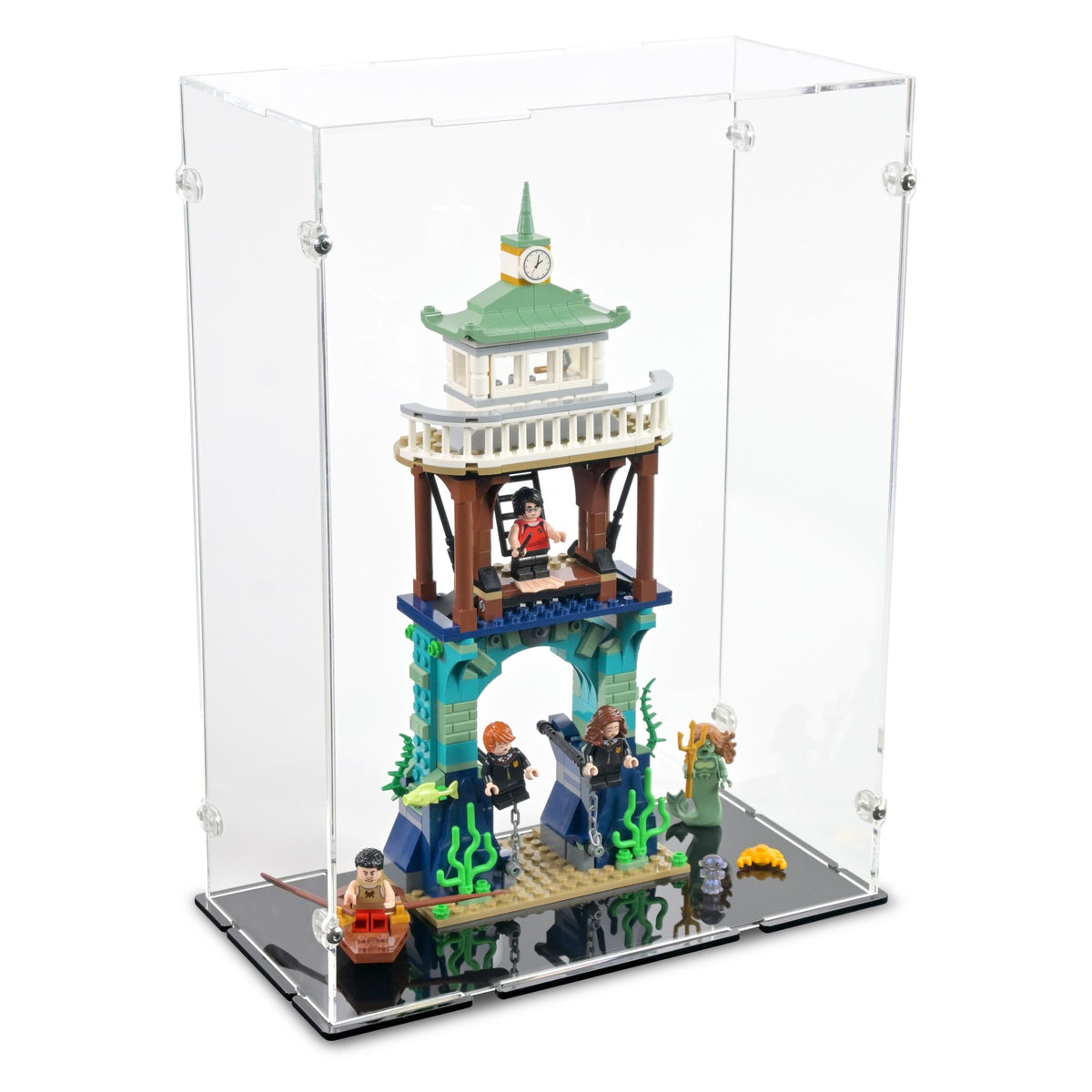 Triwizard Tournament: The Black Lake Display Case for LEGO 76420