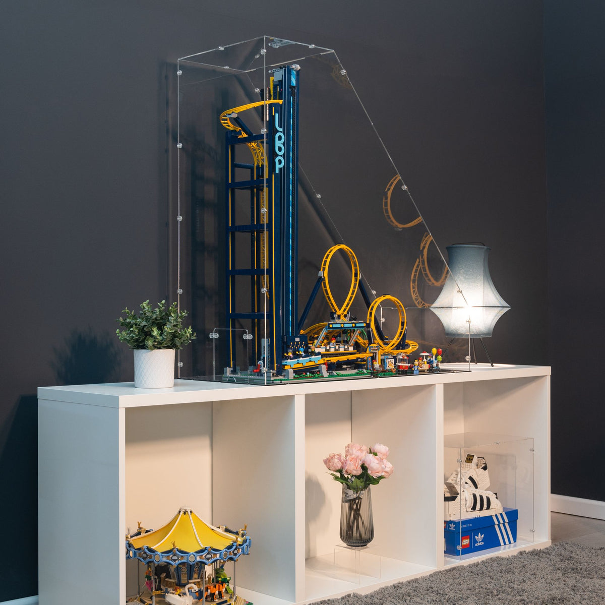 Loop Coaster Display Case for LEGO 10303