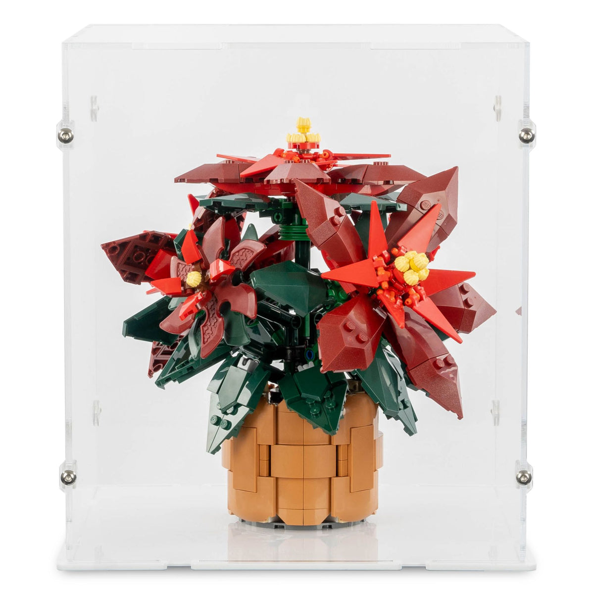 Poinsettia Display Case for LEGO 10370