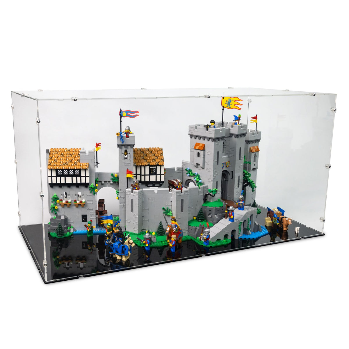 Lion Knights' Castle XL Display Case for LEGO 10305