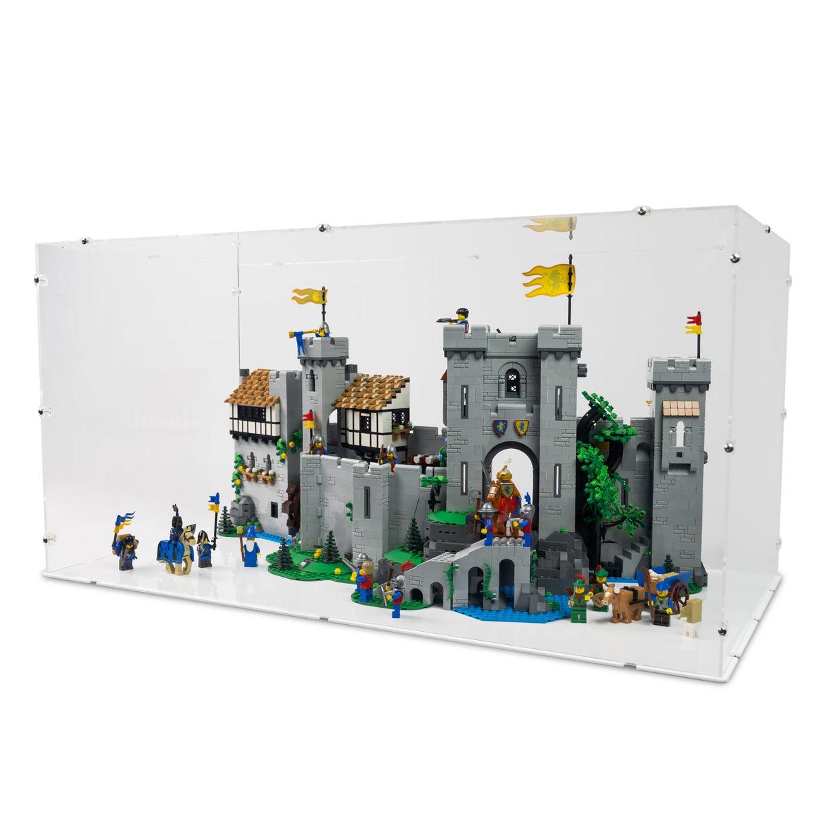 Lion Knights' Castle XL Display Case for LEGO 10305