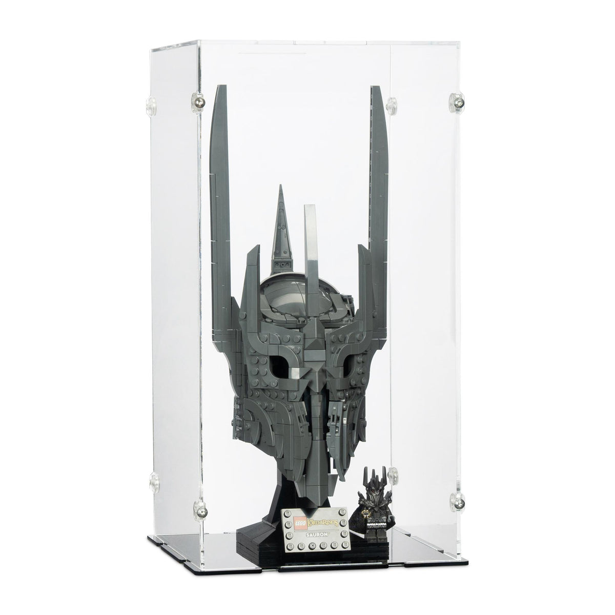 Lord of the Rings Sauron's Helmet Display Case for LEGO 11373