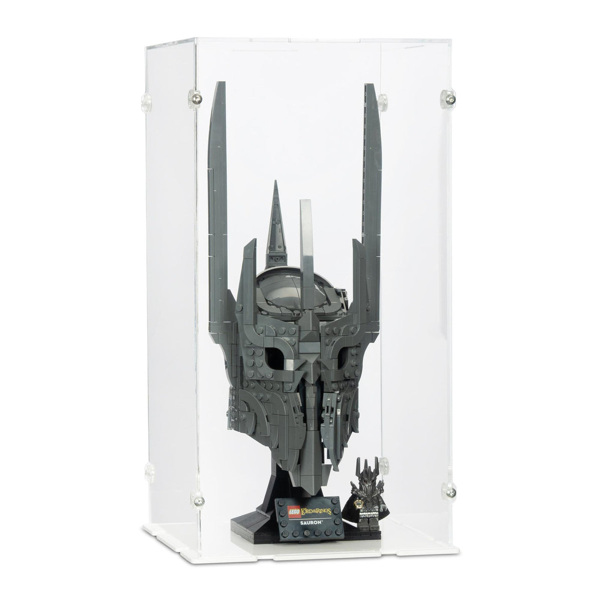Lord of the Rings Sauron's Helmet Display Case for LEGO 11373