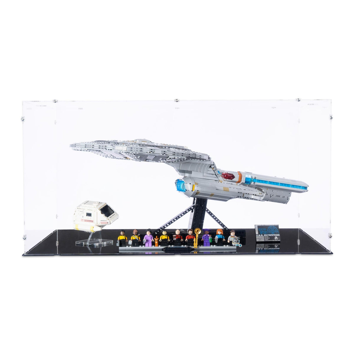 Star Trek: U.S.S. Enterprise NCC-1701-D Display Case for LEGO 10356