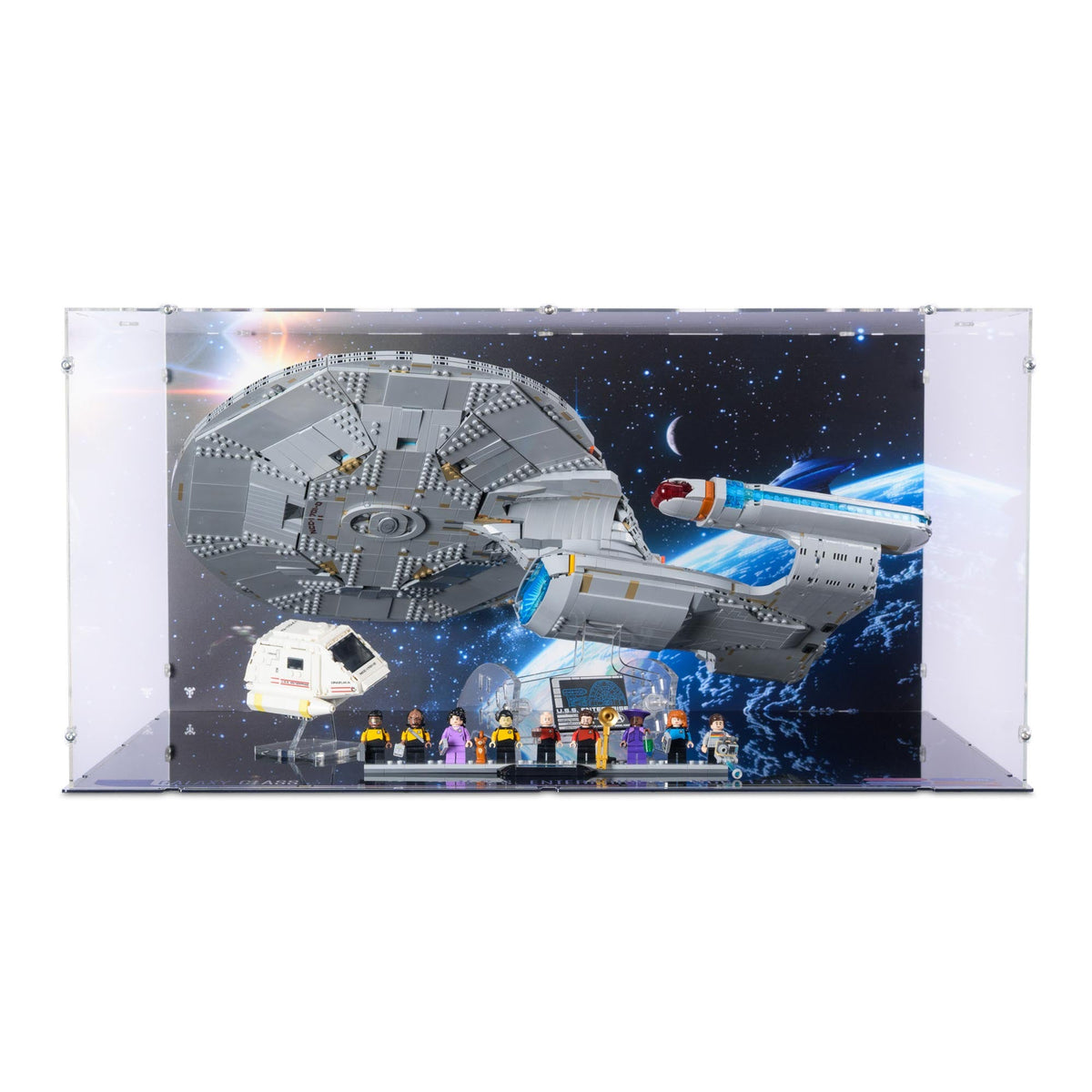 Star Trek: U.S.S. Enterprise NCC-1701-D Display Case for LEGO 10356