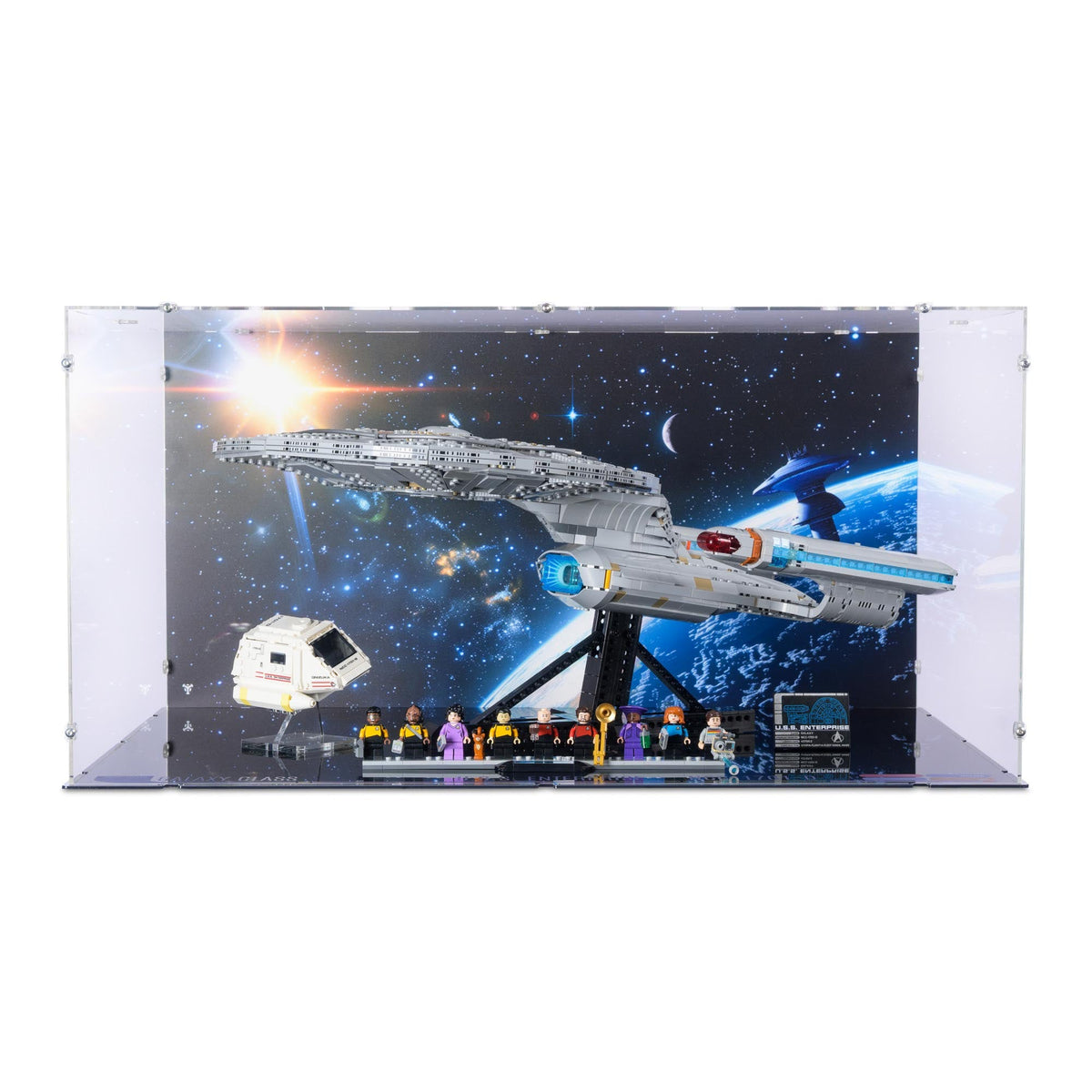Star Trek: U.S.S. Enterprise NCC-1701-D Display Case for LEGO 10356