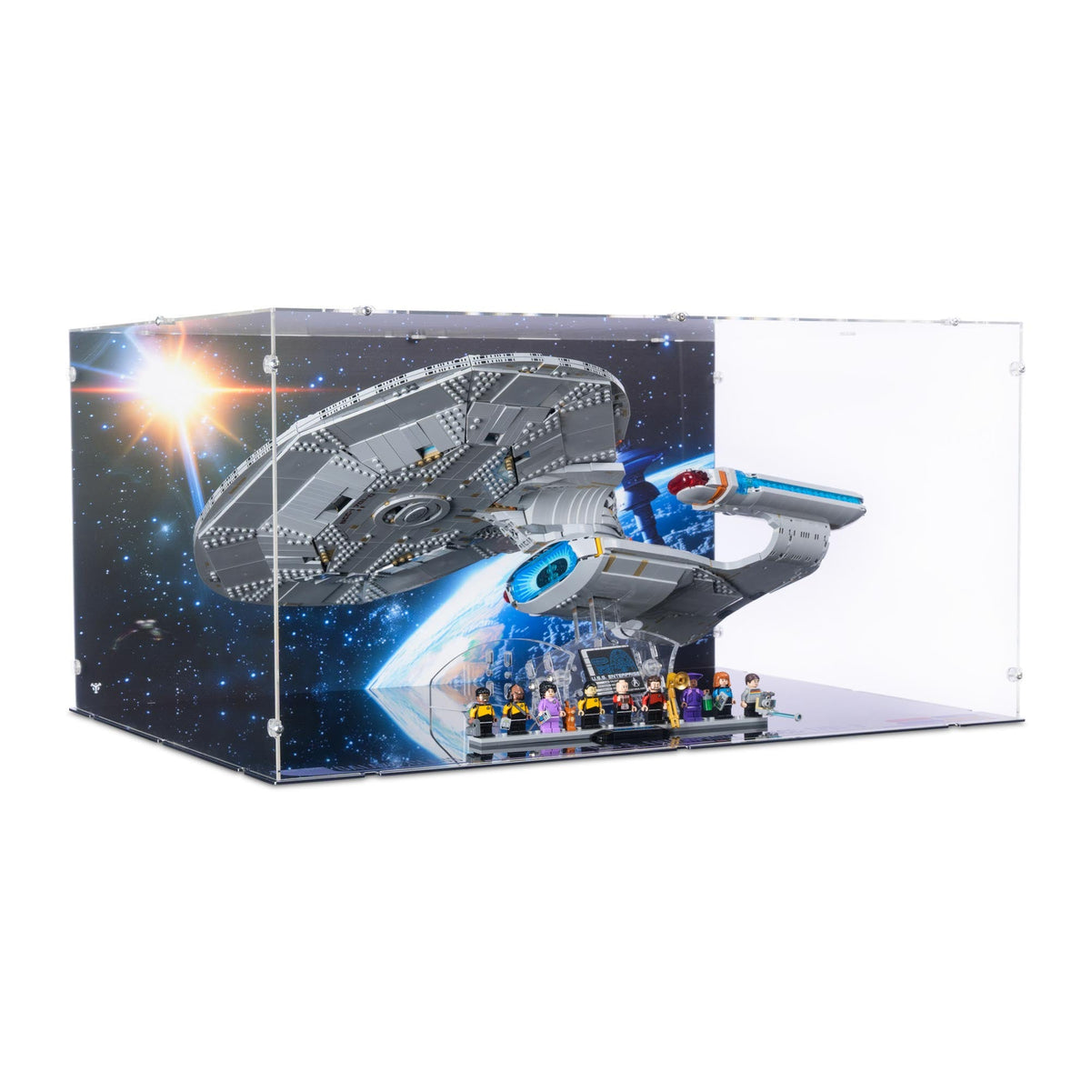 Star Trek: U.S.S. Enterprise NCC-1701-D Display Case for LEGO 10356