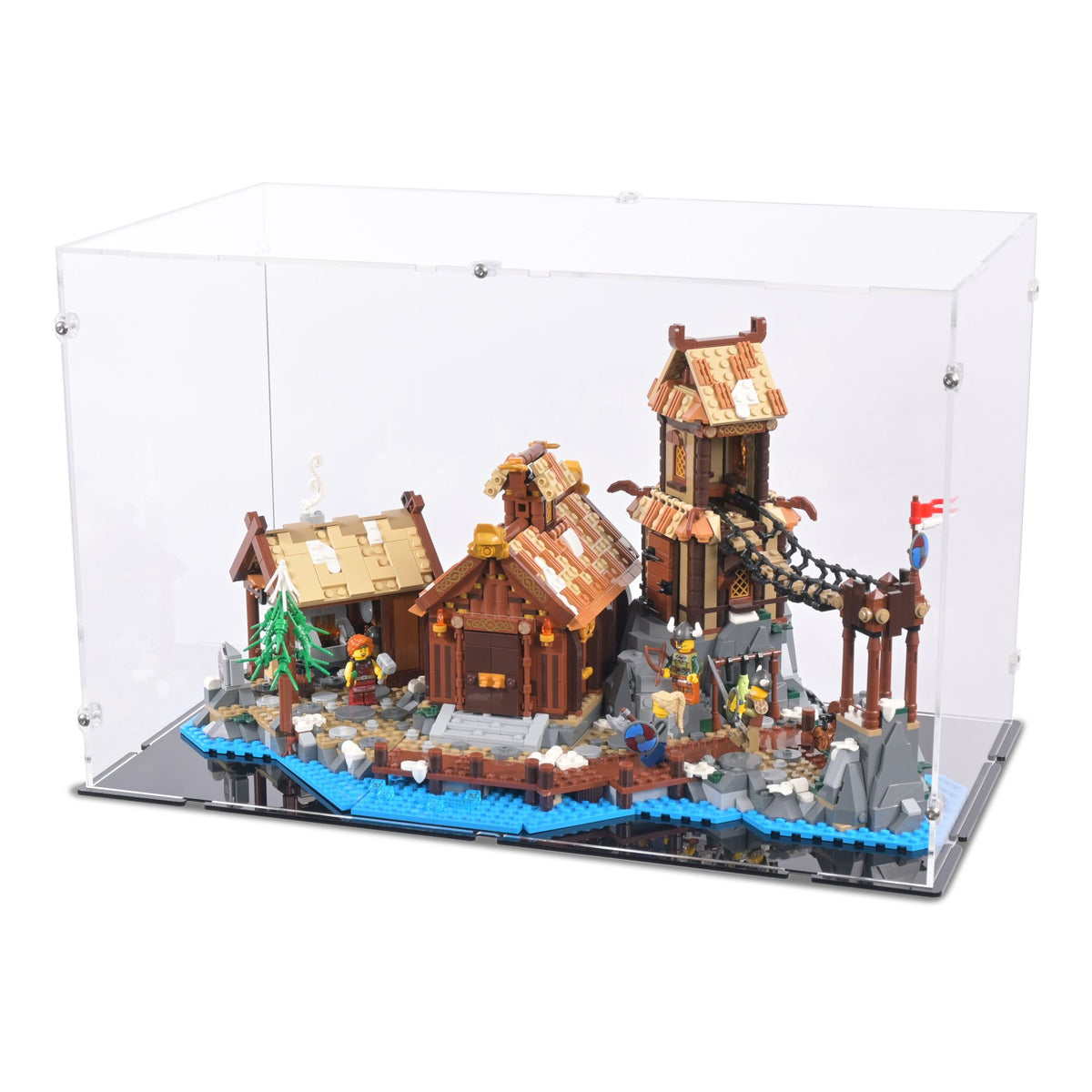 Viking Village Display Case for LEGO 21343