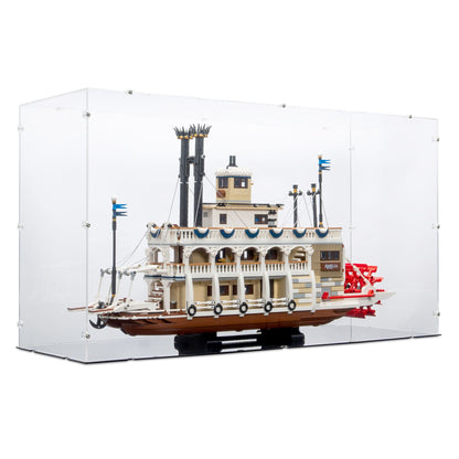 River Steamboat Display Case for LEGO 21356