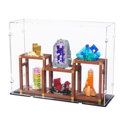 Mineral Collection Display Case for LEGO 21362