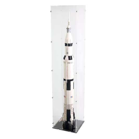 NASA Apollo Saturn V Display Case (Vertical) for LEGO 21309/92176