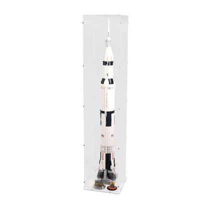 NASA Apollo Saturn V Display Case (Vertical) for LEGO 21309/92176