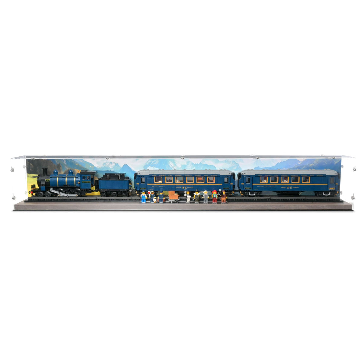 The Orient Express Train Display Case for LEGO 21344