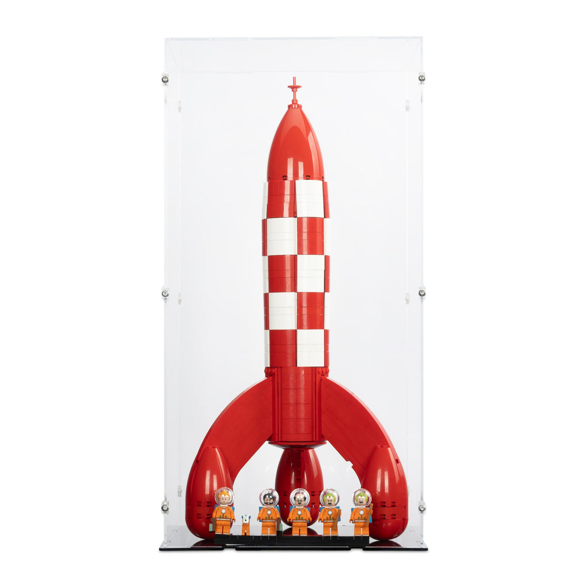Tintin Moon Rocket Display Case for LEGO 21367