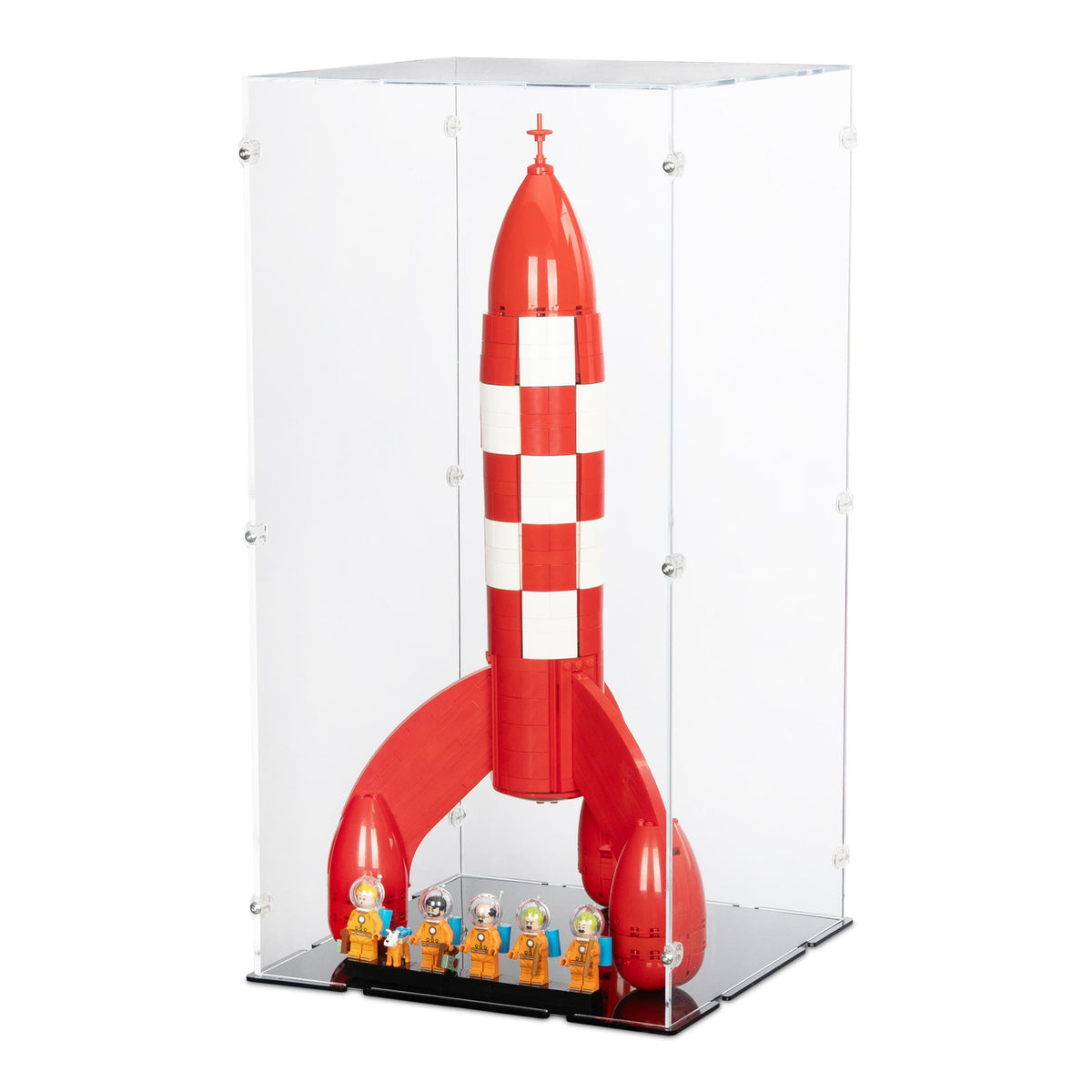 Tintin Moon Rocket Display Case for LEGO 21367