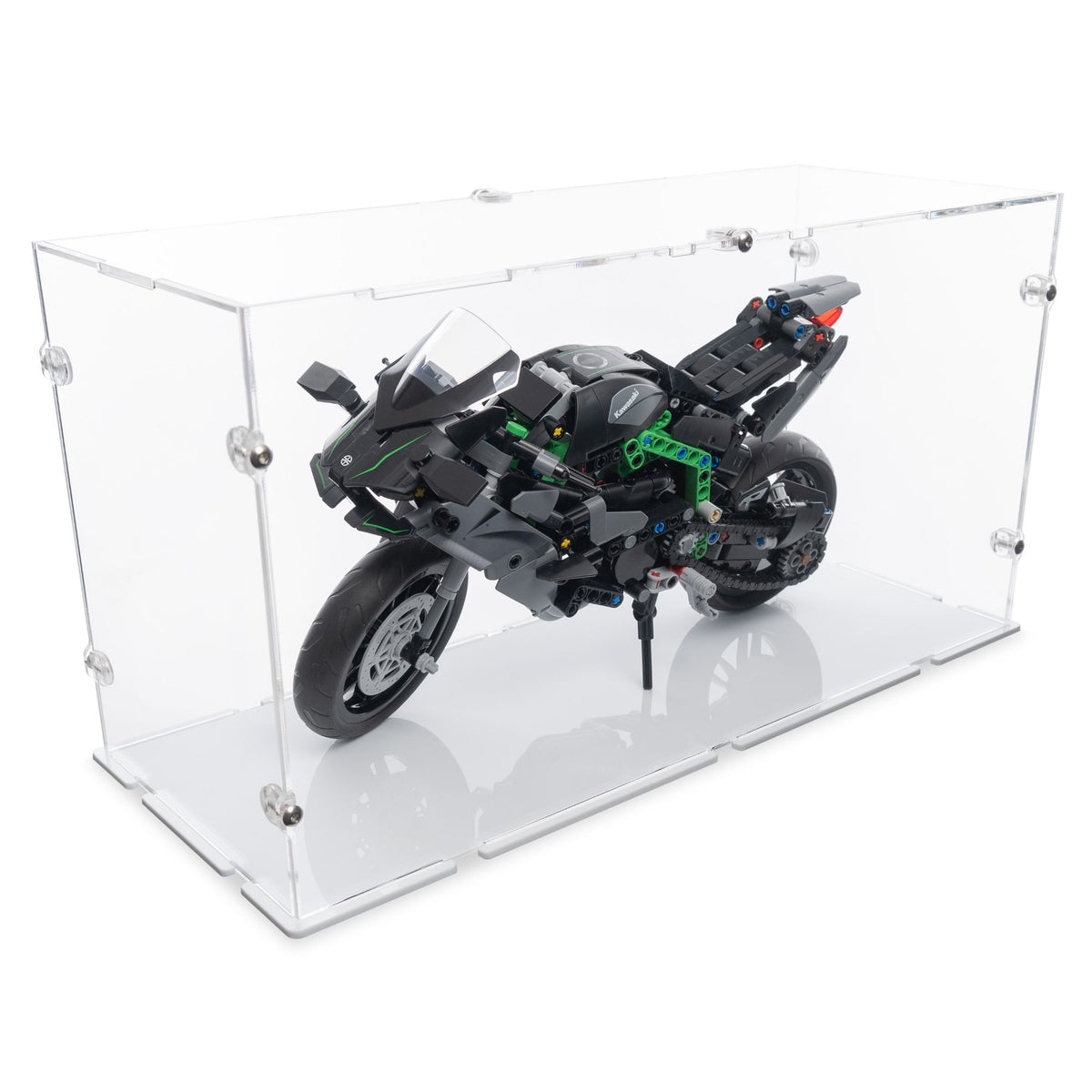 Kawasaki Ninja H2R Motorcycle Display Case for LEGO 42170