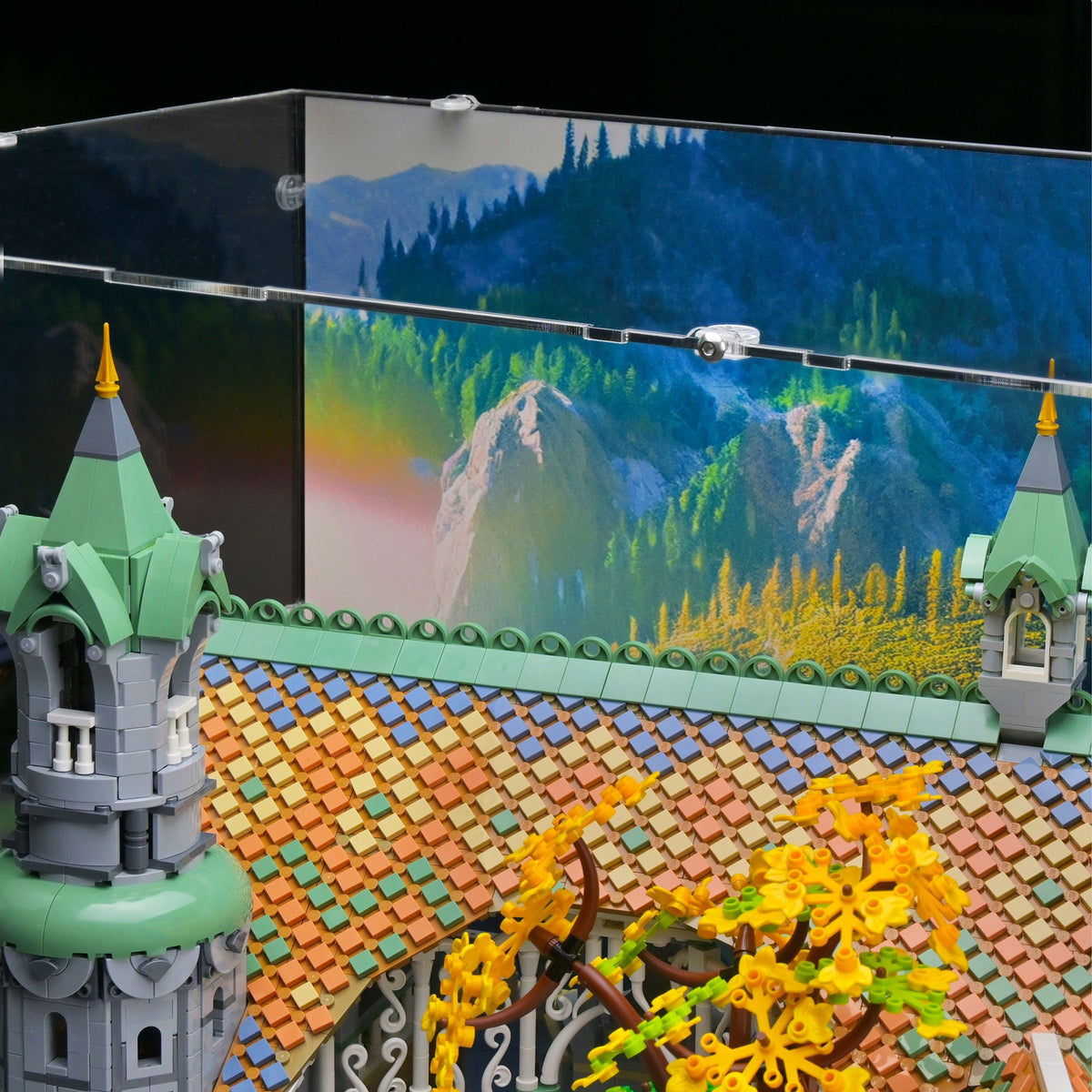 Lord of the Rings Rivendell Display Case for LEGO 10316