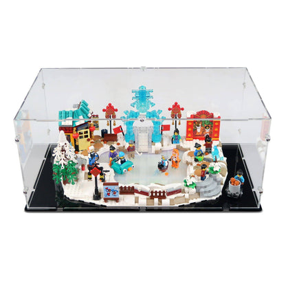 Lunar New Year Ice Festival Display Case for LEGO 80109