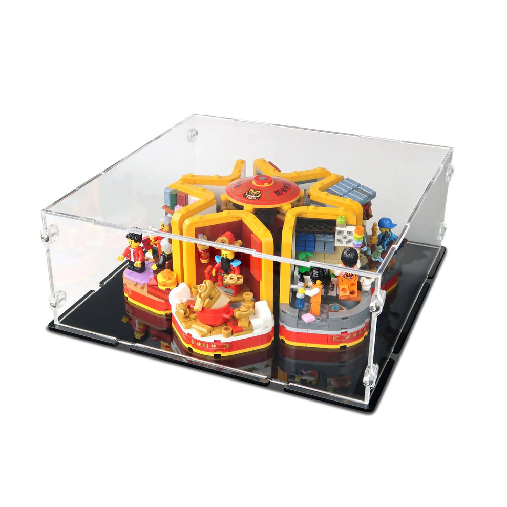 Lunar New Year Traditions Display Case for LEGO 80108 – iDisplayit.co.uk