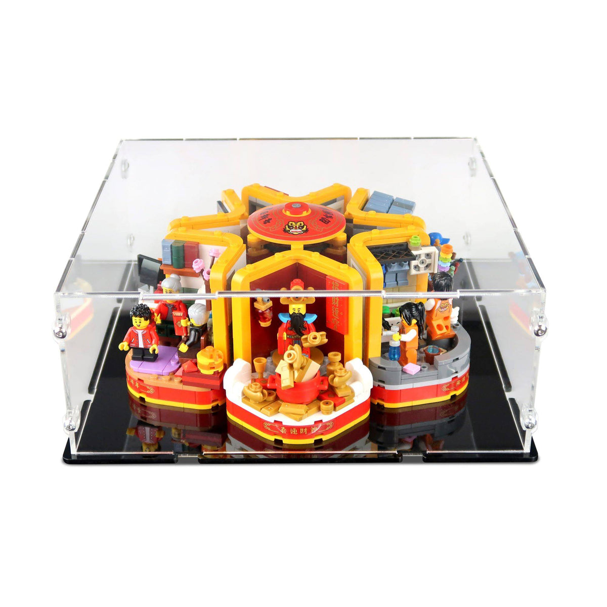 Lunar New Year Traditions Display Case for LEGO 80108