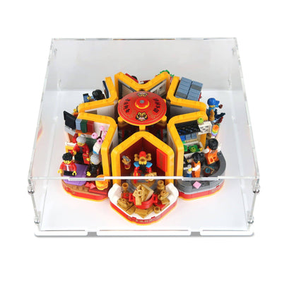 Lunar New Year Traditions Display Case for LEGO 80108