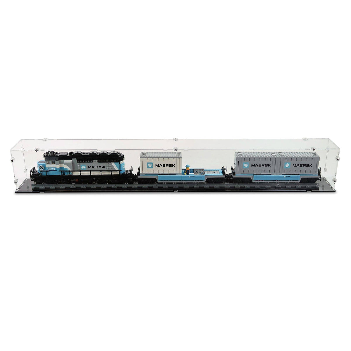 Maersk Train Display Case for LEGO 10219