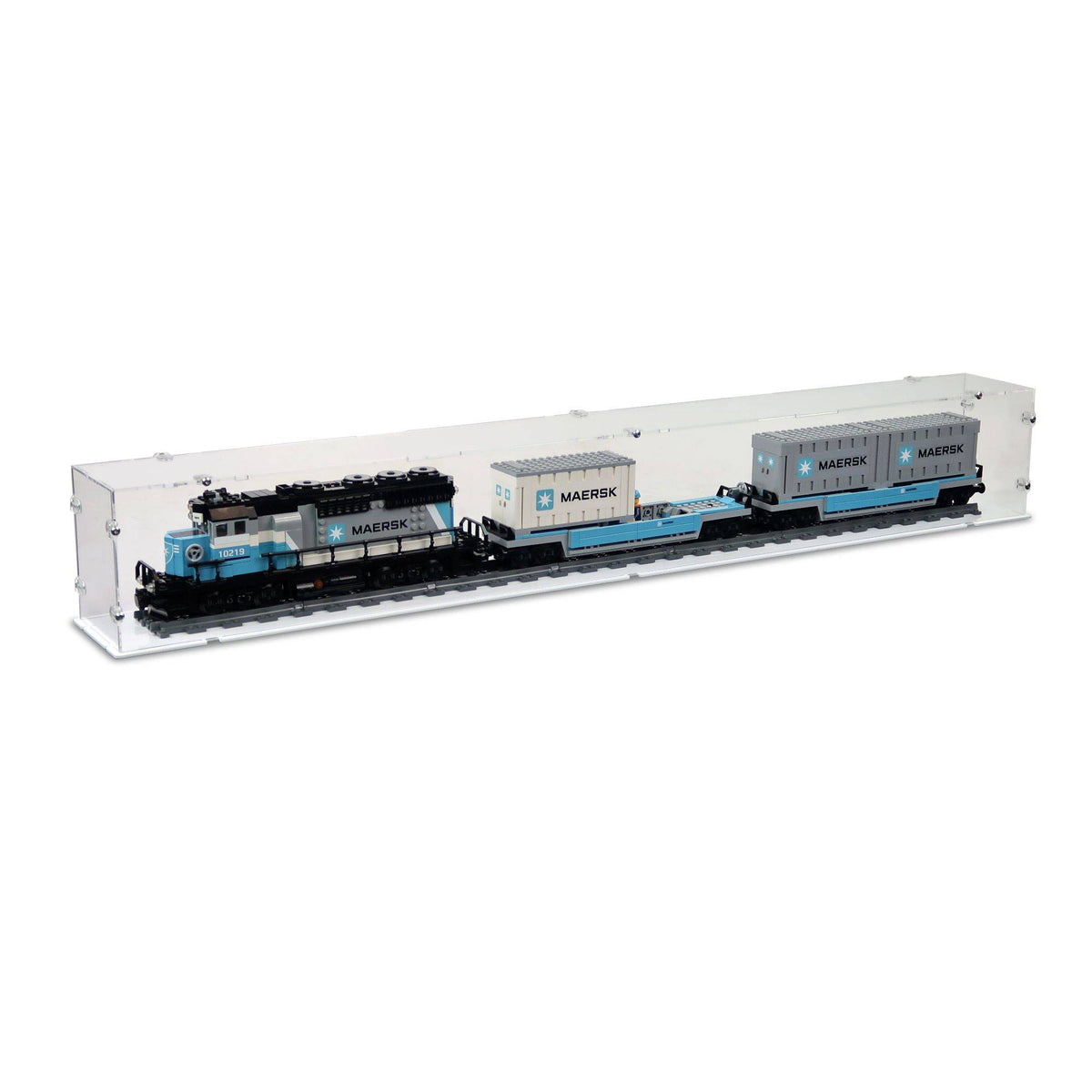 Maersk Train Display Case for LEGO 10219
