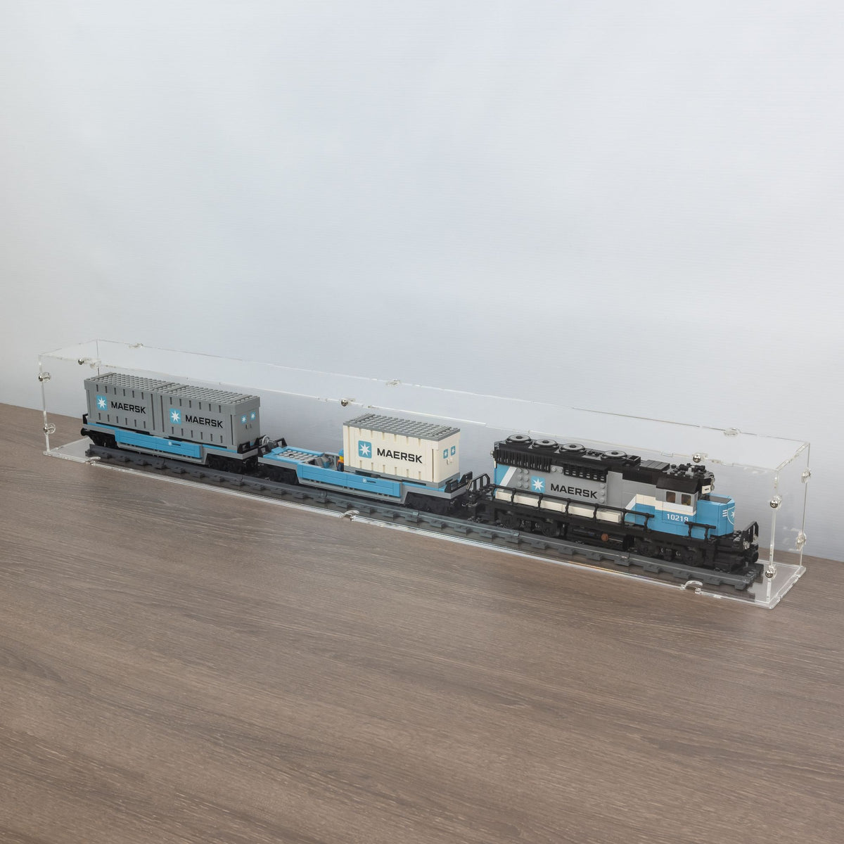 Maersk Train Display Case for LEGO 10219