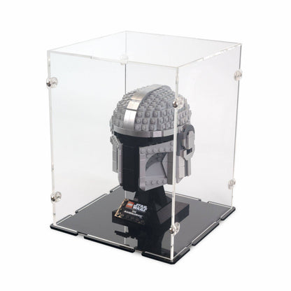 The Mandalorian Helmet Display Case for LEGO 75328