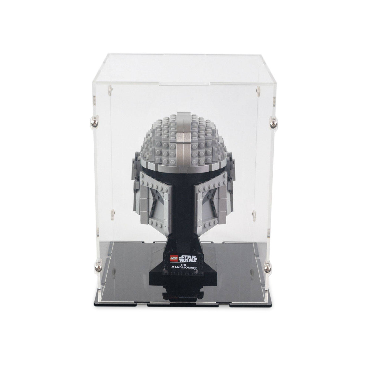 The Mandalorian Helmet Display Case for LEGO 75328
