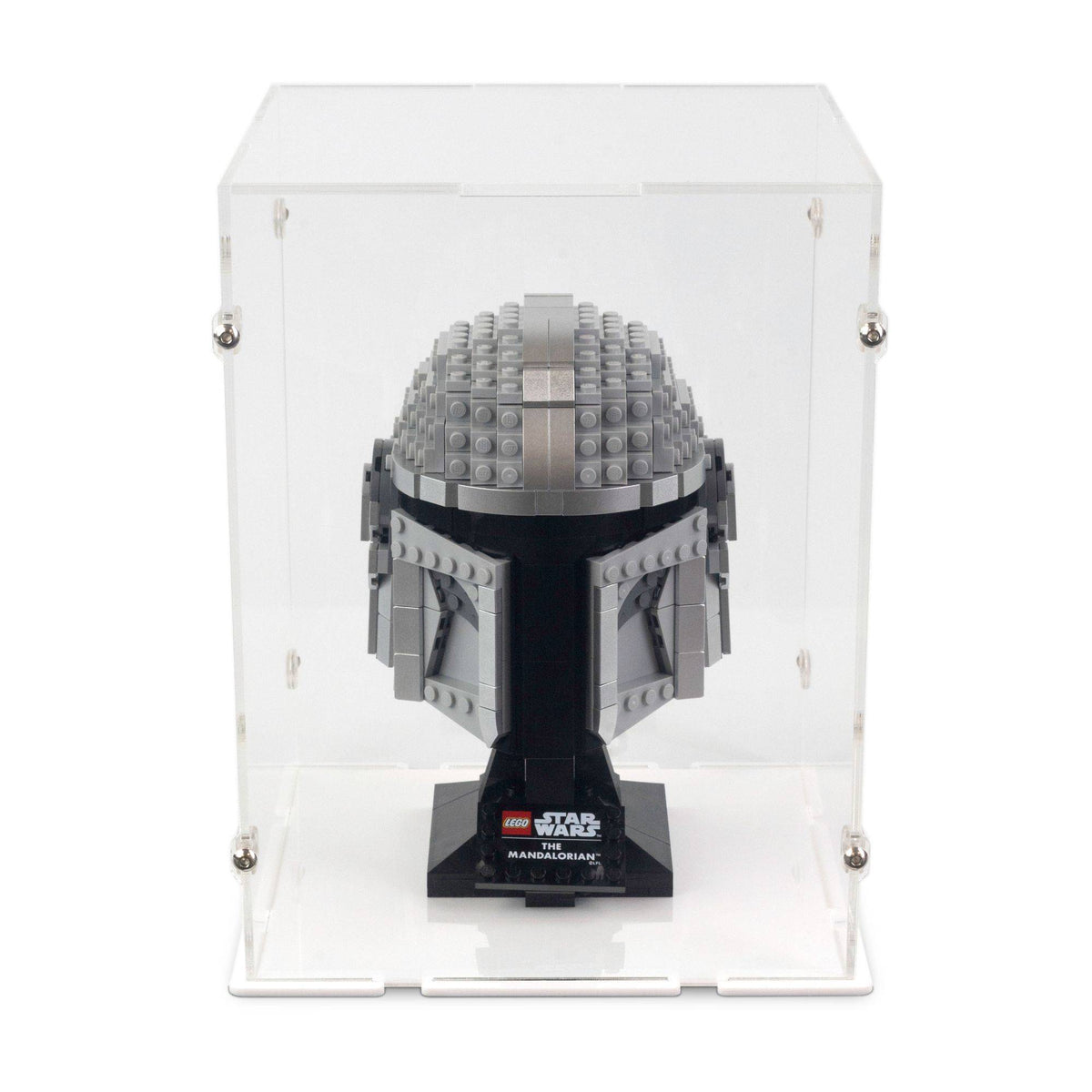 The Mandalorian Helmet Display Case for LEGO 75328