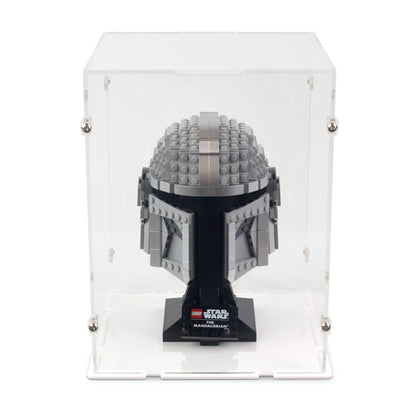 The Mandalorian Helmet Display Case for LEGO 75328