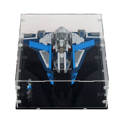 Mandalorian Starfighter Display Case & Stand for LEGO 75316