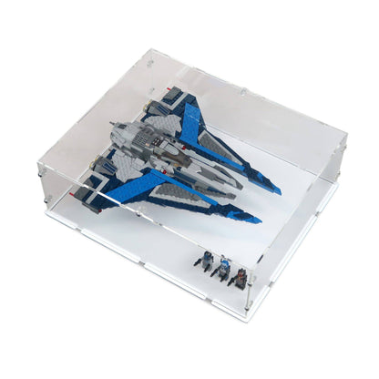 Mandalorian Starfighter Display Case & Stand for LEGO 75316