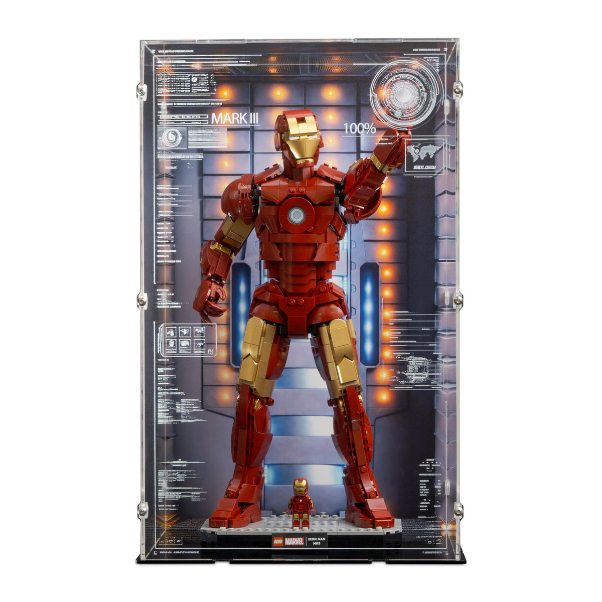 Iron Man Mark 3 Collectors' Edition Display Case for LEGO 76344