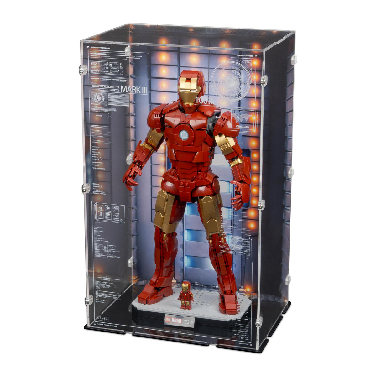 Iron Man Mark 3 Collectors' Edition Display Case for LEGO 76344