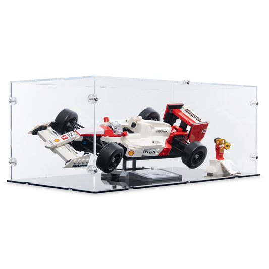 McLaren MP4/4 & Ayrton Senna Display Case for LEGO 10330