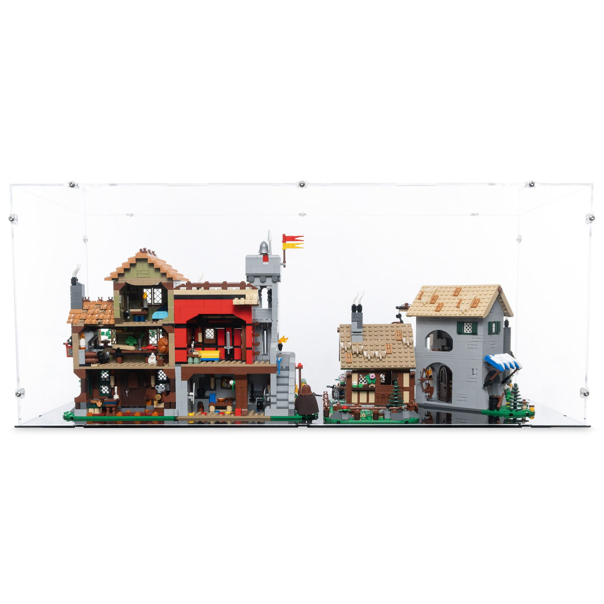 Medieval Town Square Display Case for LEGO 10332