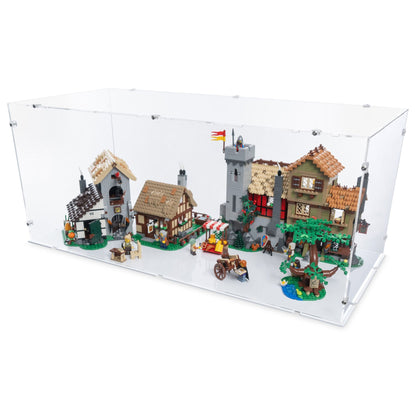 Medieval Town Square Display Case for LEGO 10332