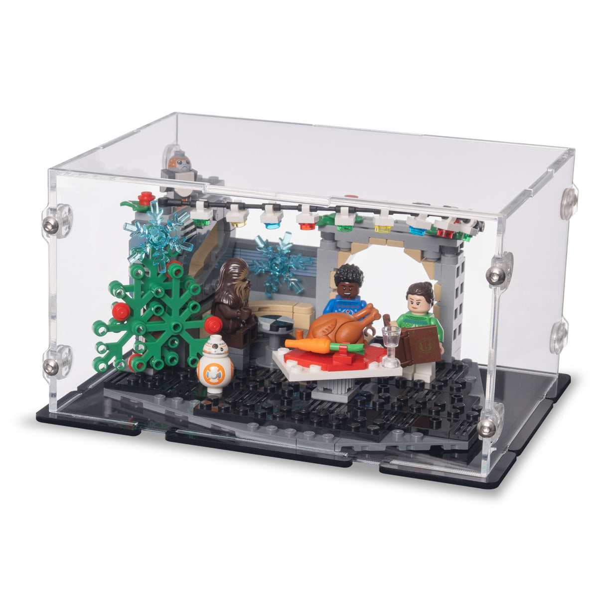 Millennium Falcon Holiday Diorama Display Case for LEGO 40658