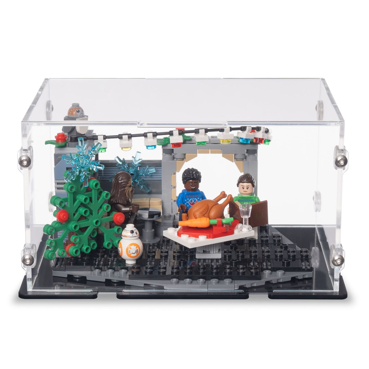 Millennium Falcon Holiday Diorama Display Case for LEGO 40658