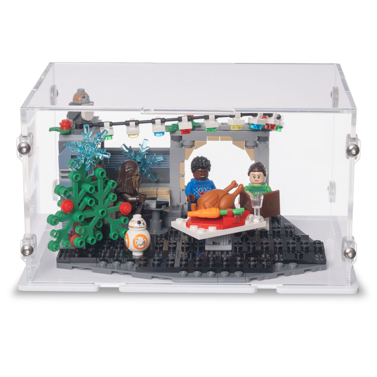 Millennium Falcon Holiday Diorama Display Case for LEGO 40658