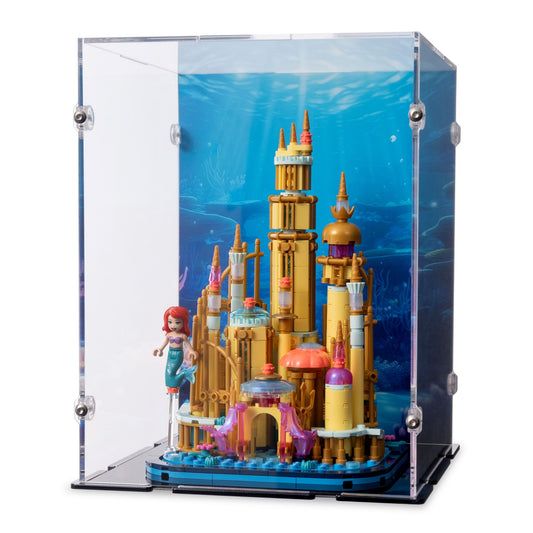 Mini Disney Ariel's Castle Display Case for LEGO 40708