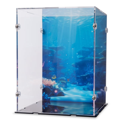 Mini Disney Ariel's Castle Display Case for LEGO 40708