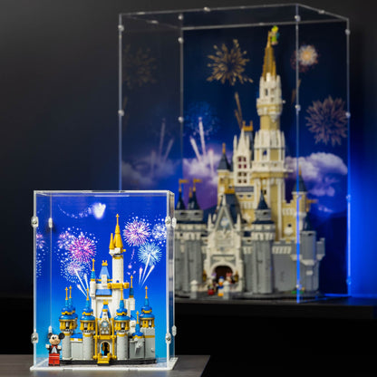 Mini Disney Castle Display Case for LEGO 40478