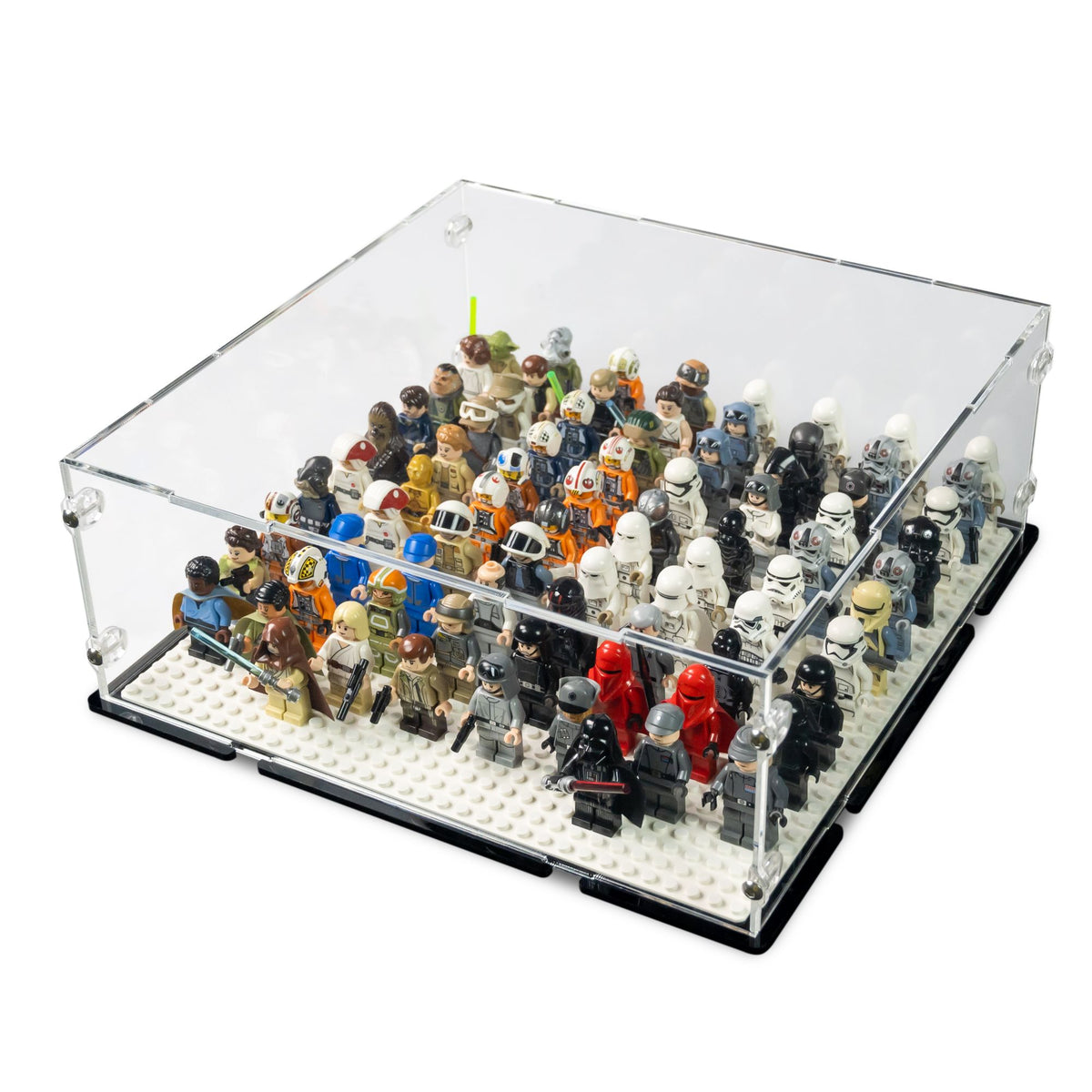 LEGO Minifigure Army Display Case (32x32 Base Plate)